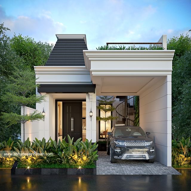 Thumb Desain Rumah  Mediteran 1 Lantai Lebar 6 Meter Bapak Prima di Tangerang 