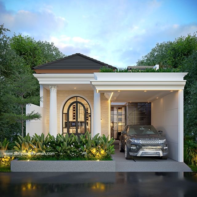 Thumb Desain Rumah  Klasik 1 Lantai Lebar 7 Meter Bapak Nugraha di Bekasi 