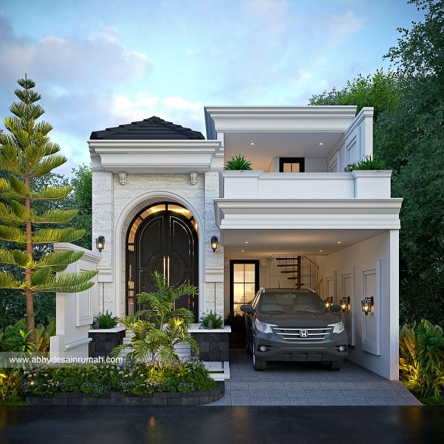 Thumb Desain Rumah  Mediteran 1 Lantai Lebar 6 Meter Bapak Arjanta di Bekasi 