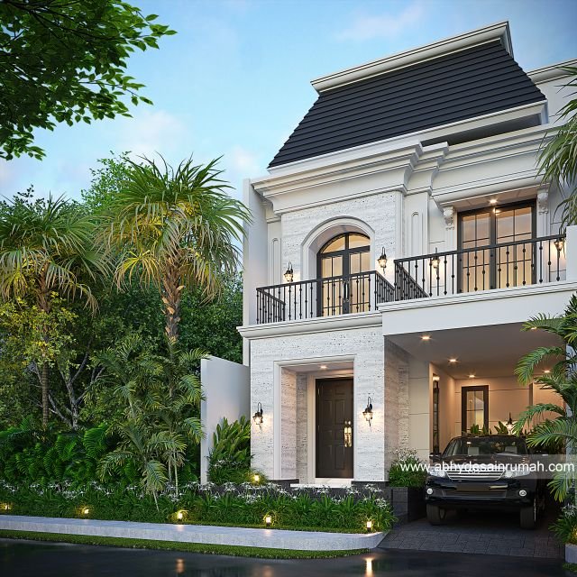 Thumb Desain Rumah  Mediteran 2 Lantai Lebar 7 Meter Bapak Adrian di Pasuruan 