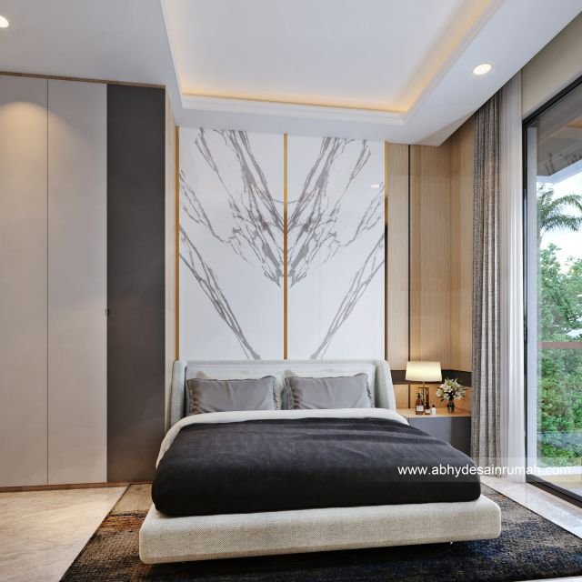 Desain Rumah  Modern 2 Lantai Lebar 4.8 Meter Bapak Aria Indra II di Bandung - ADR0151 3