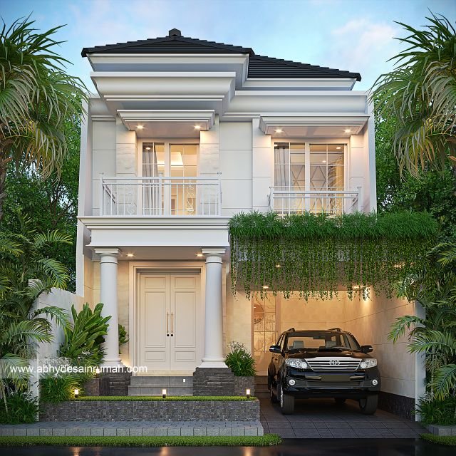 Thumb Desain Rumah  Modern Klasik 2 Lantai Lebar 7 Meter Bapak Putra di Bali 